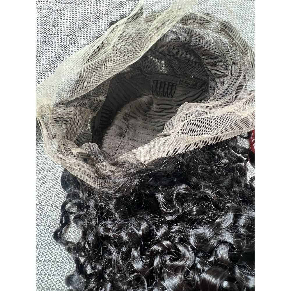 Miss Hair Boutique 100% Human Hair 360 Wig 22" Curly 4C Baby Hair - Picture 6 of 6